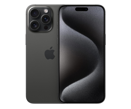 Smartfon odnowiony Apple iPhone 15 Pro Max 256GB Tytan Czarny (nSIM+eSIM) (CPO)